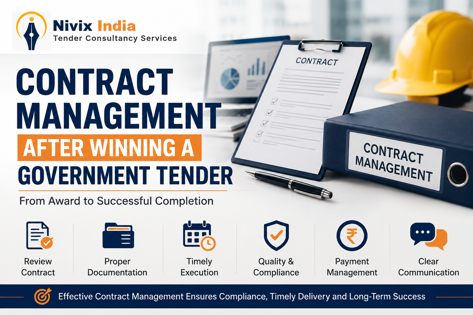 Contract Management After Winning a Government Tender - Nivix India