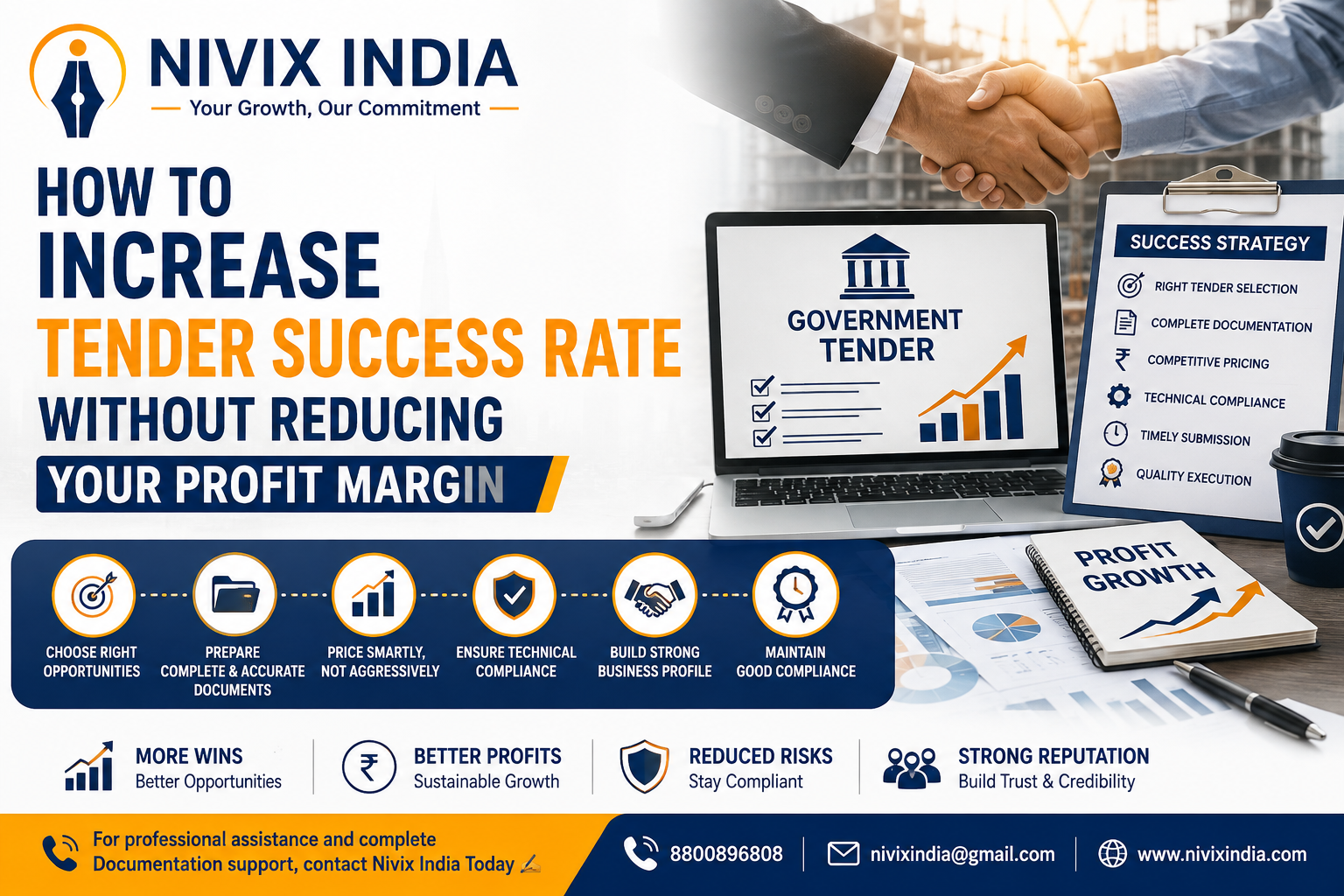 How to Increase Tender Success Rate Without Reducing Your Profit Margin - Nivix India