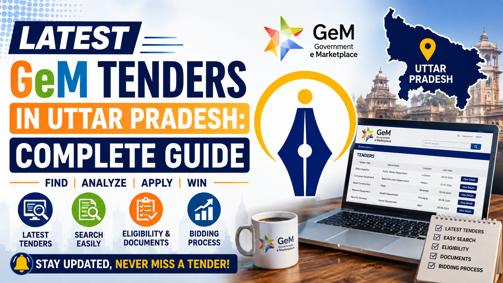 Latest GeM Tenders in Uttar Pradesh: Complete Guide - Nivix India