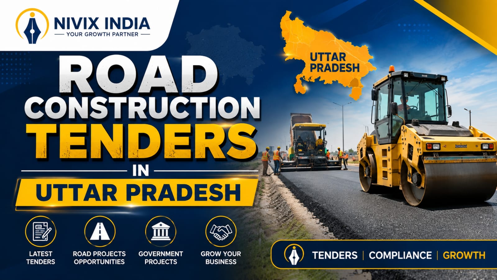 Road Construction Tenders in Uttar Pradesh - Nivix India