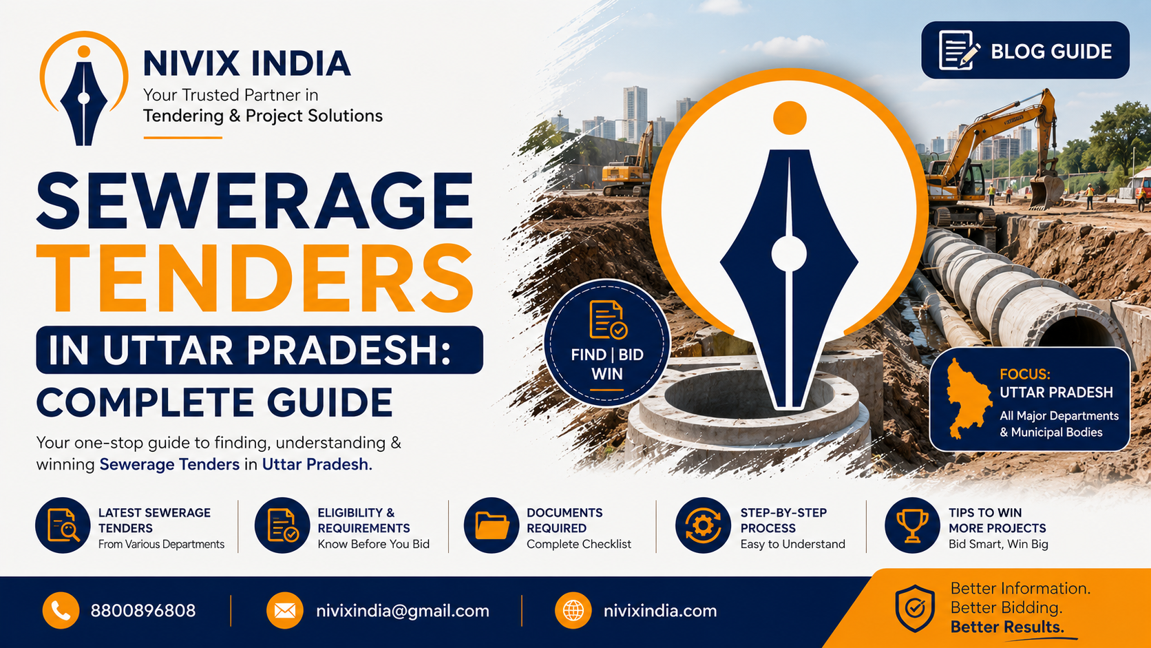 Sewerage Tenders in Uttar Pradesh: Complete Guide - Nivix India