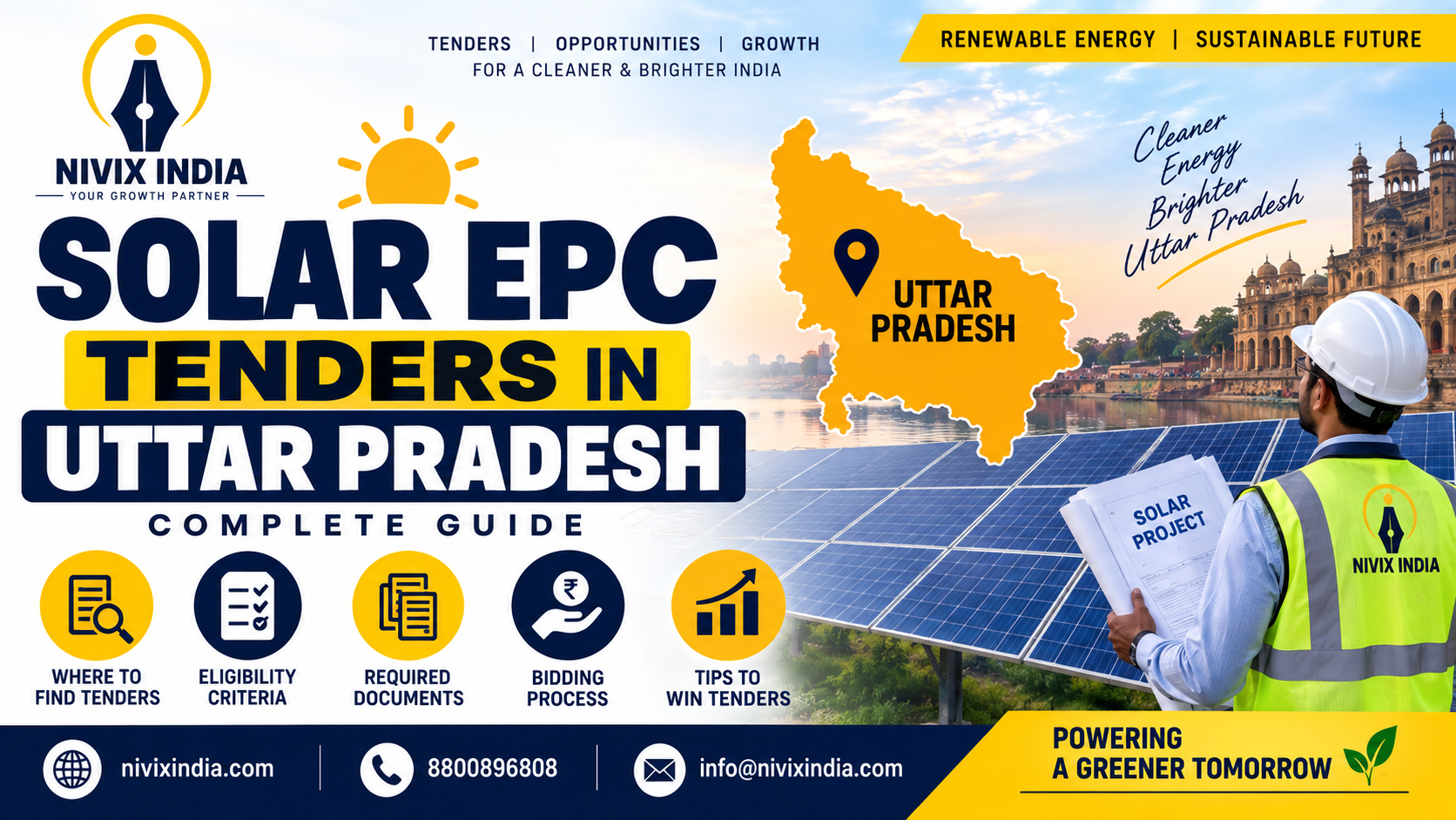 Solar EPC Tenders in Uttar Pradesh: - Nivix India