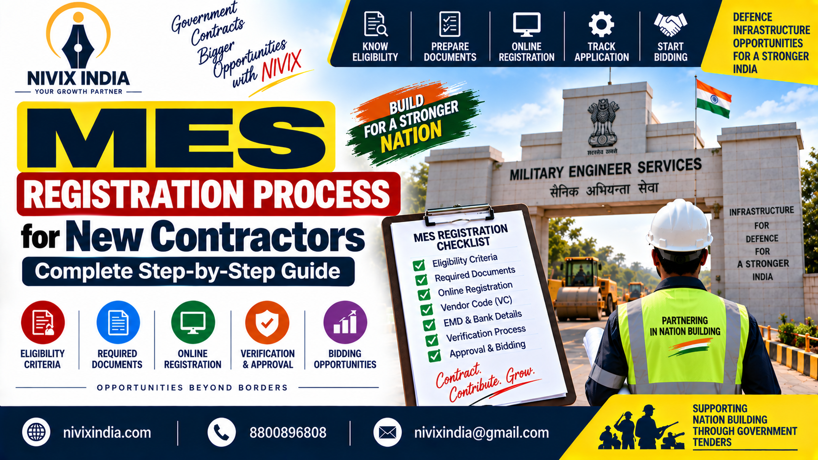 MES Registration Process for New  Contractors