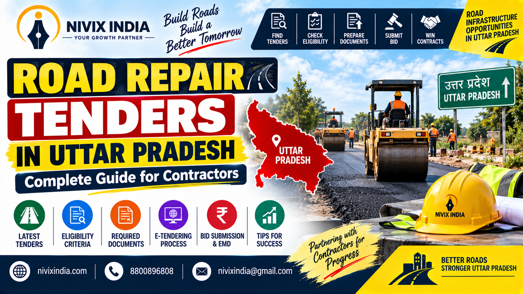 Road Repair Tenders in Uttar Pradesh – Complete Guide for Contractors