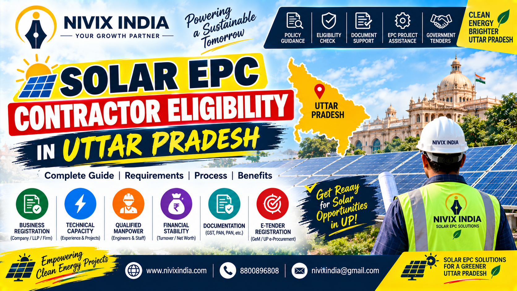 Solar EPC Contractor Eligibility in Uttar  Pradesh