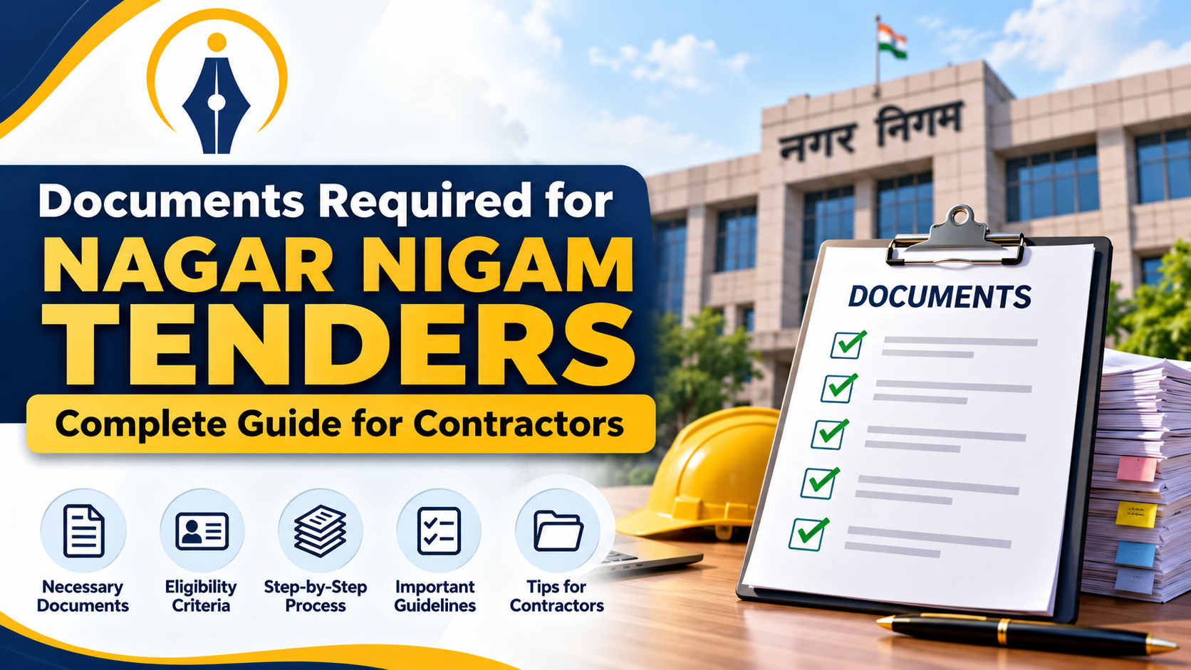 Documents Required for Nagar Nigam Tenders: Complete Guide for Contractors