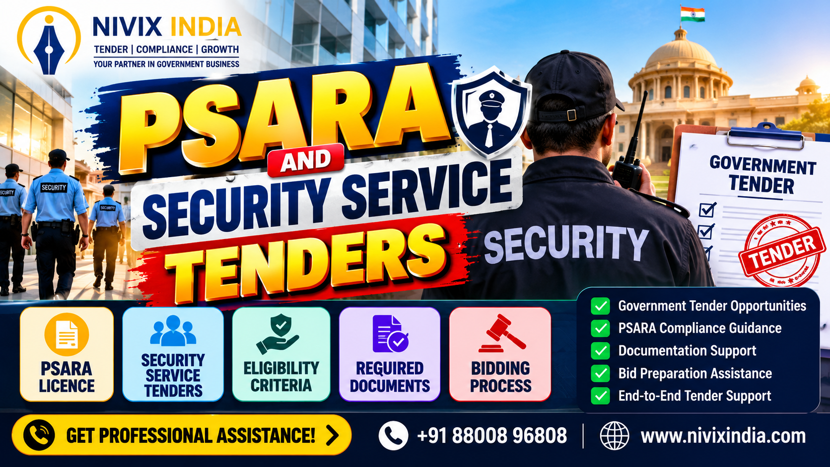 PSARA and Security Service Tenders